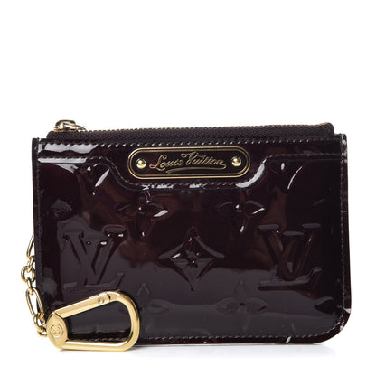 Louis Vuitton Vernis Key Pouch Amarante 1 of 7