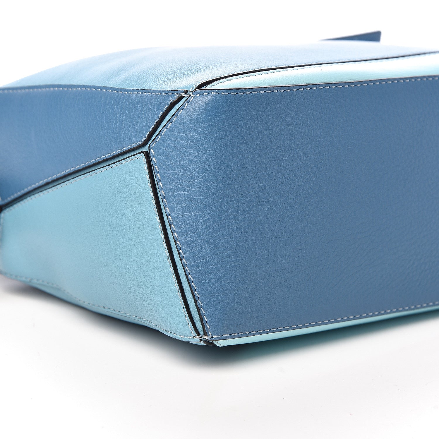 Loewe Calfskin Small Puzzle Bag Light Blue Aqua 7 of 9