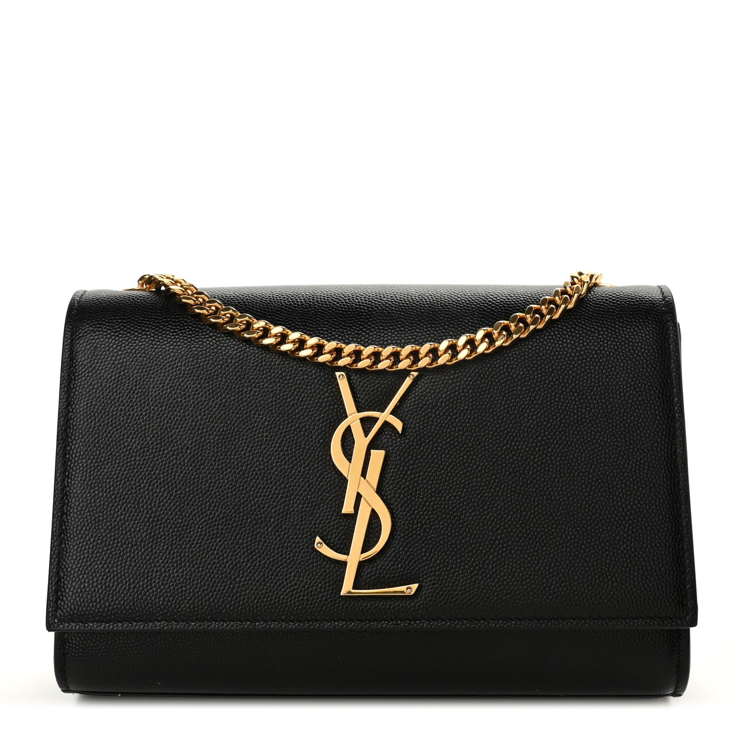 Grain De Poudre Small Monogram Kate Satchel Black