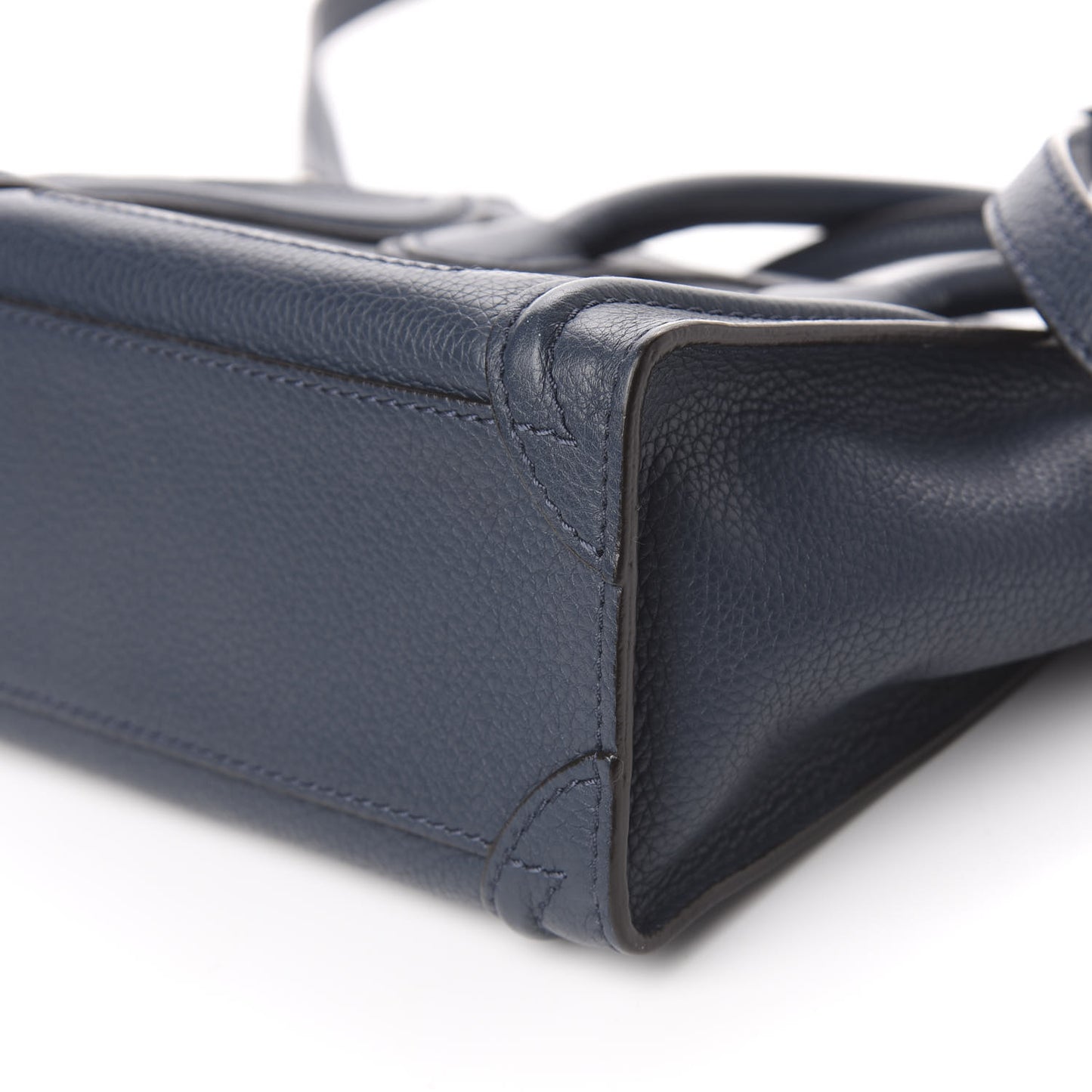 Drummed Calfskin Nano Luggage Orage