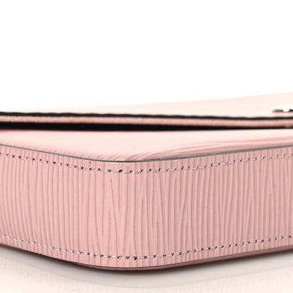 Louis Vuitton Epi Pochette Felicie Rose Ballerine 8 of 9
