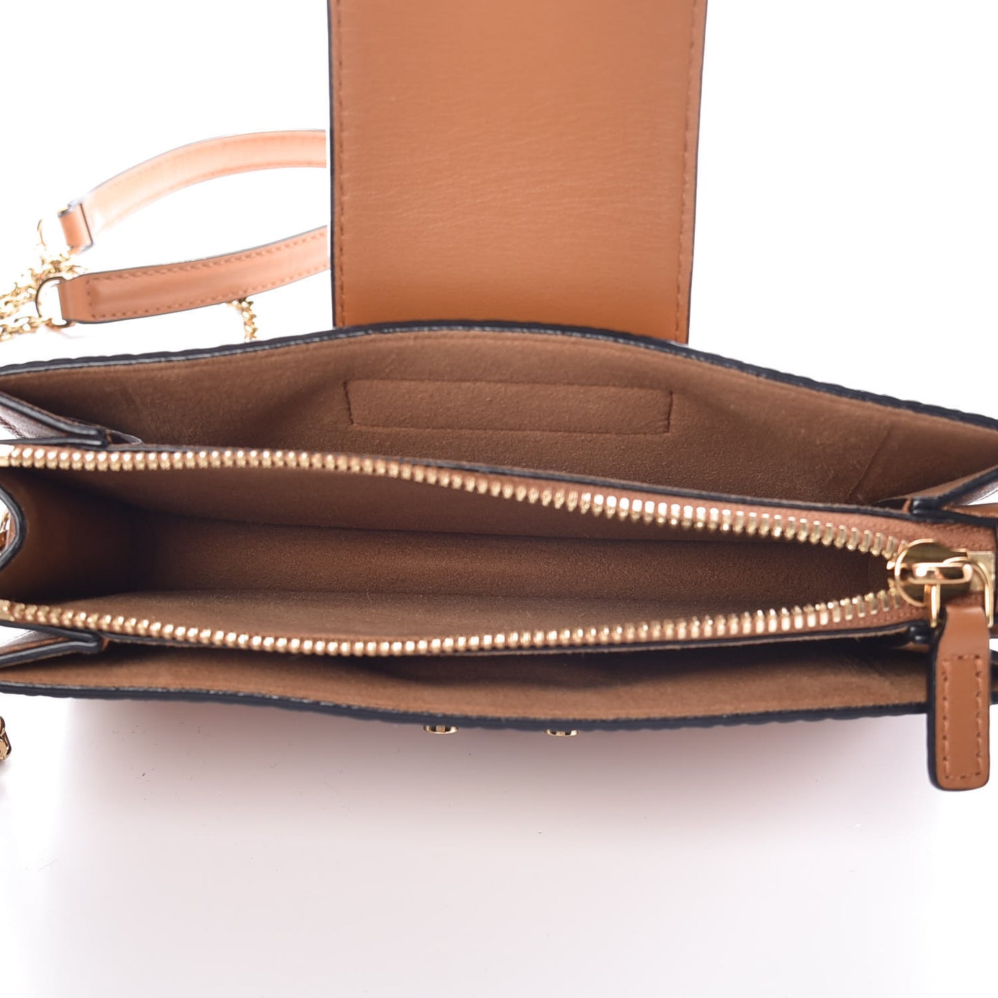 Visetos Small Crossbody Bag Cognac