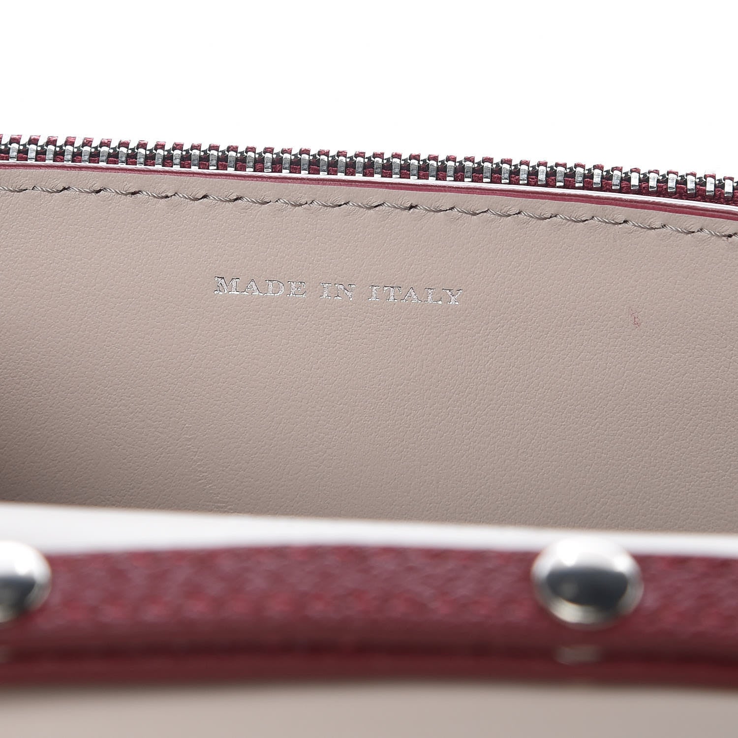 Burberry Hayes Goatskin D-Ring Mini Bag Crimson 7 of 11