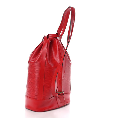 Louis Vuitton Epi Randonnee PM Castillan Red 3 of 10