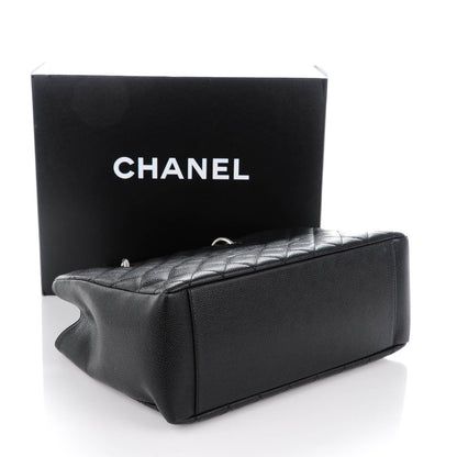Chanel Caviar Quilted Grand Shopping Tote GST Black 4 of 7