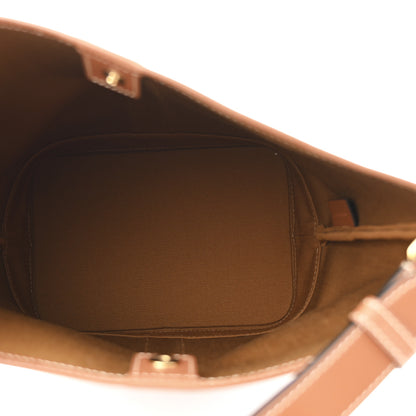 Celine Triomphe Canvas Calfskin Small Bucket Bag Tan 5 of 10