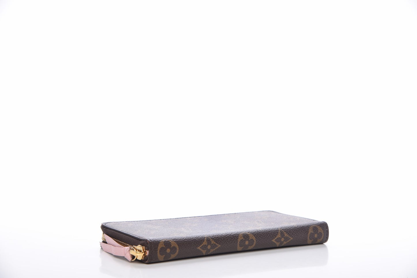 Monogram Clemence Wallet Rose Ballerine