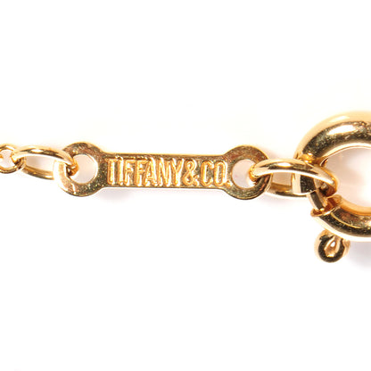 Tiffany 18k gold mother of pearl heart pendant necklace 7 of 8