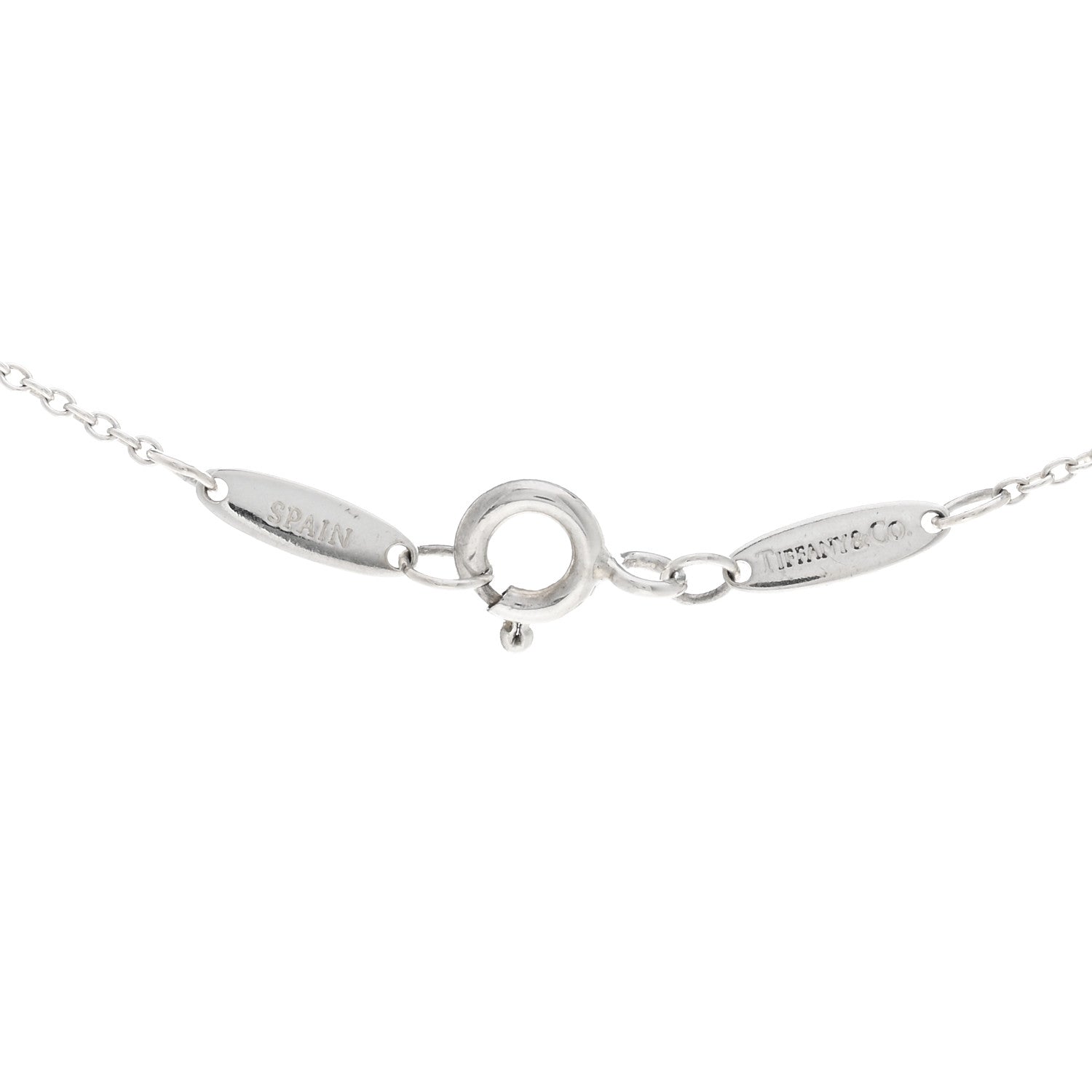 Tiffany Sterling Silver Aquamarine Elsa Peretti Color By The Yard 5 Station Necklace 4 of 4