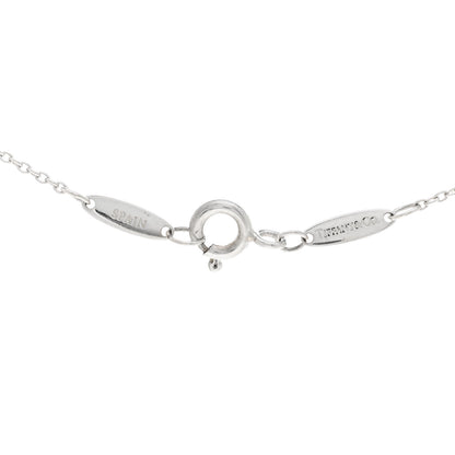 Tiffany Sterling Silver Aquamarine Elsa Peretti Color By The Yard 5 Station Necklace 4 of 4