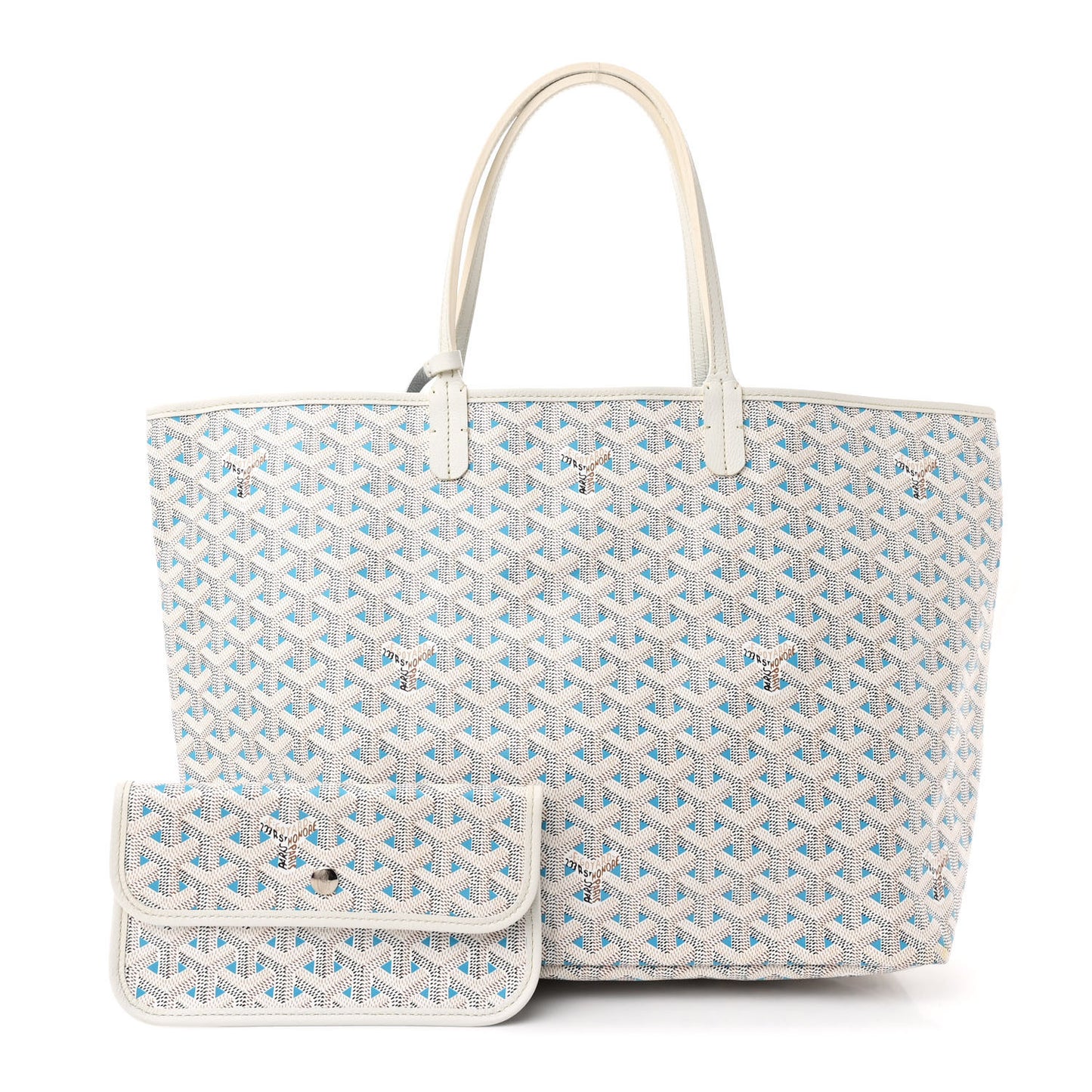 Goyardine Saint Louis Claire Voie PM White Opaline