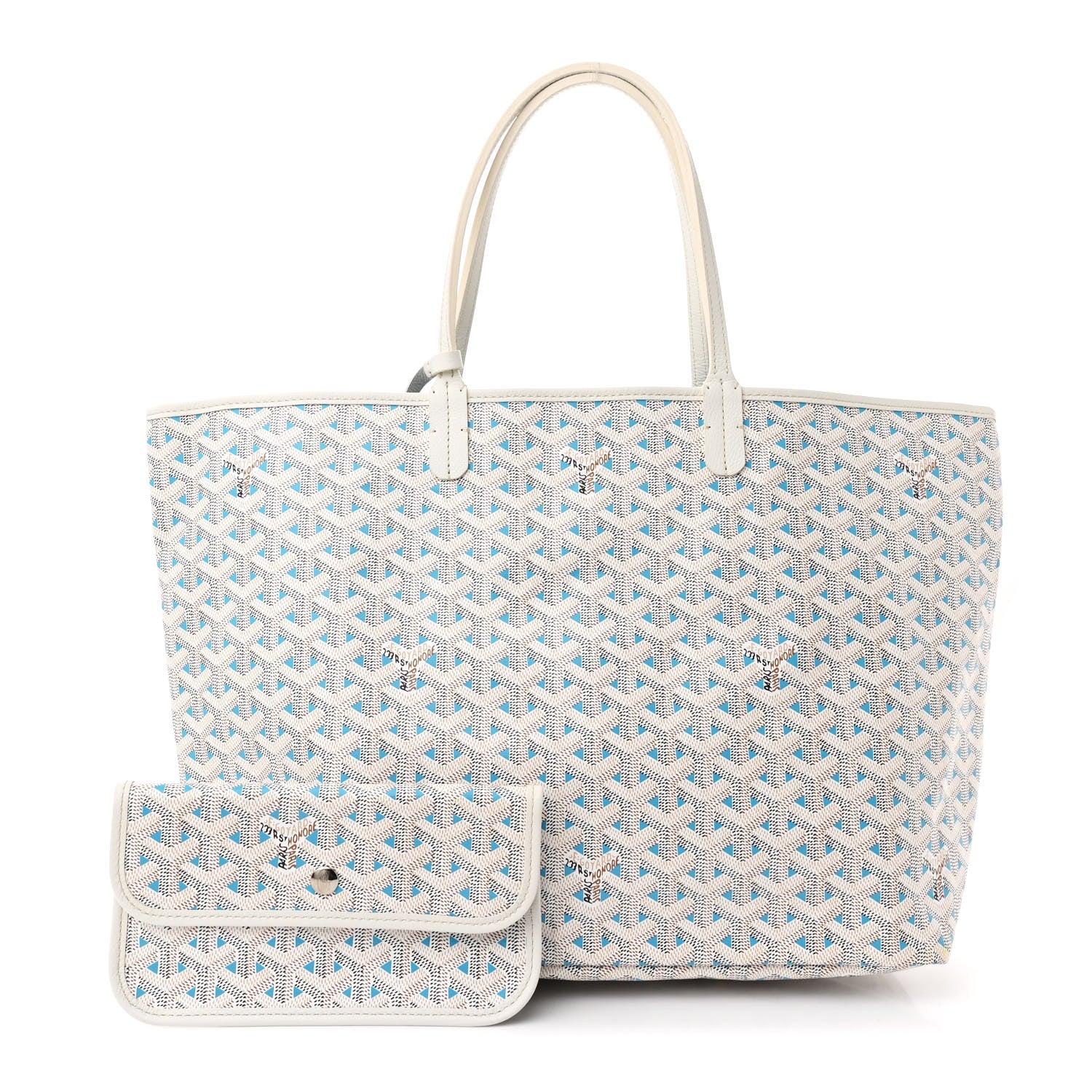 Goyard Goyardine Saint Louis Claire Voie PM White Opaline 3 of 12