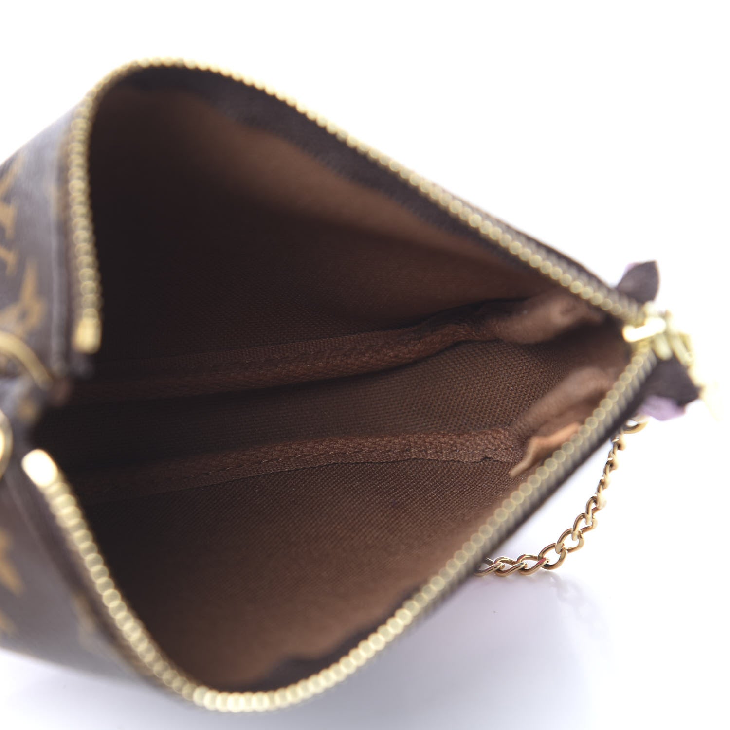 Louis Vuitton Monogram 2016 Christmas Animation Mini Pochette Accessories Rose Ballerine 5 of 7