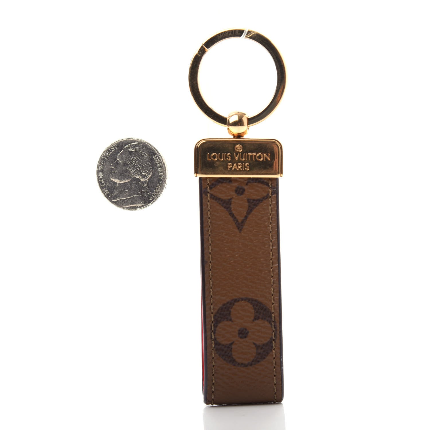 Louis Vuitton Reverse Monogram Dragonne Key Holder 2 of 4