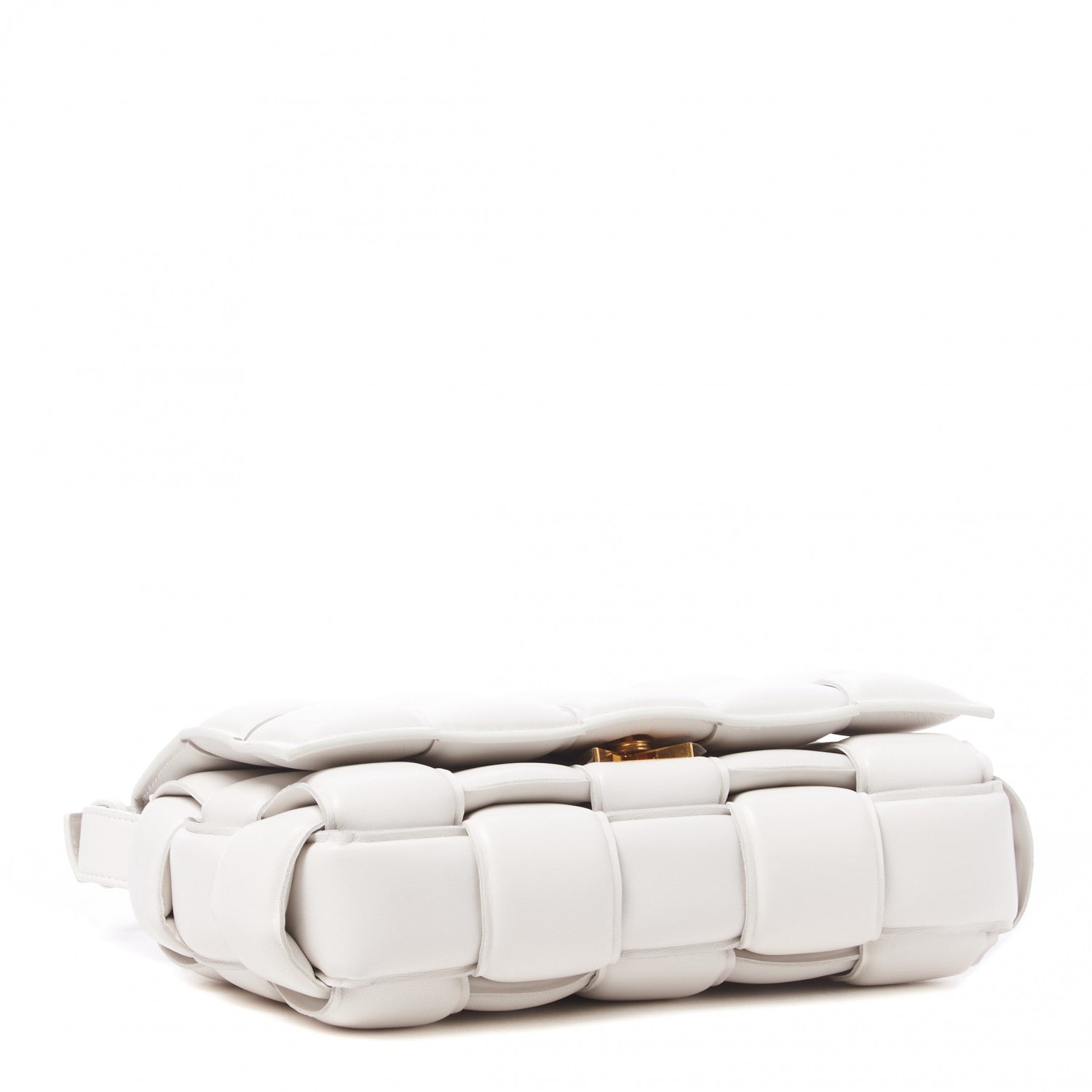 Bottega Veneta Nappa Maxi Intreccio Padded Cassette Crossbody Bag Chalk 4 of 8