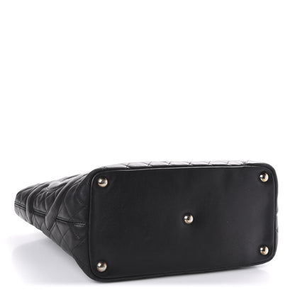 Chanel Calfskin Quilted Large Cambon Tote Black 4 of 11