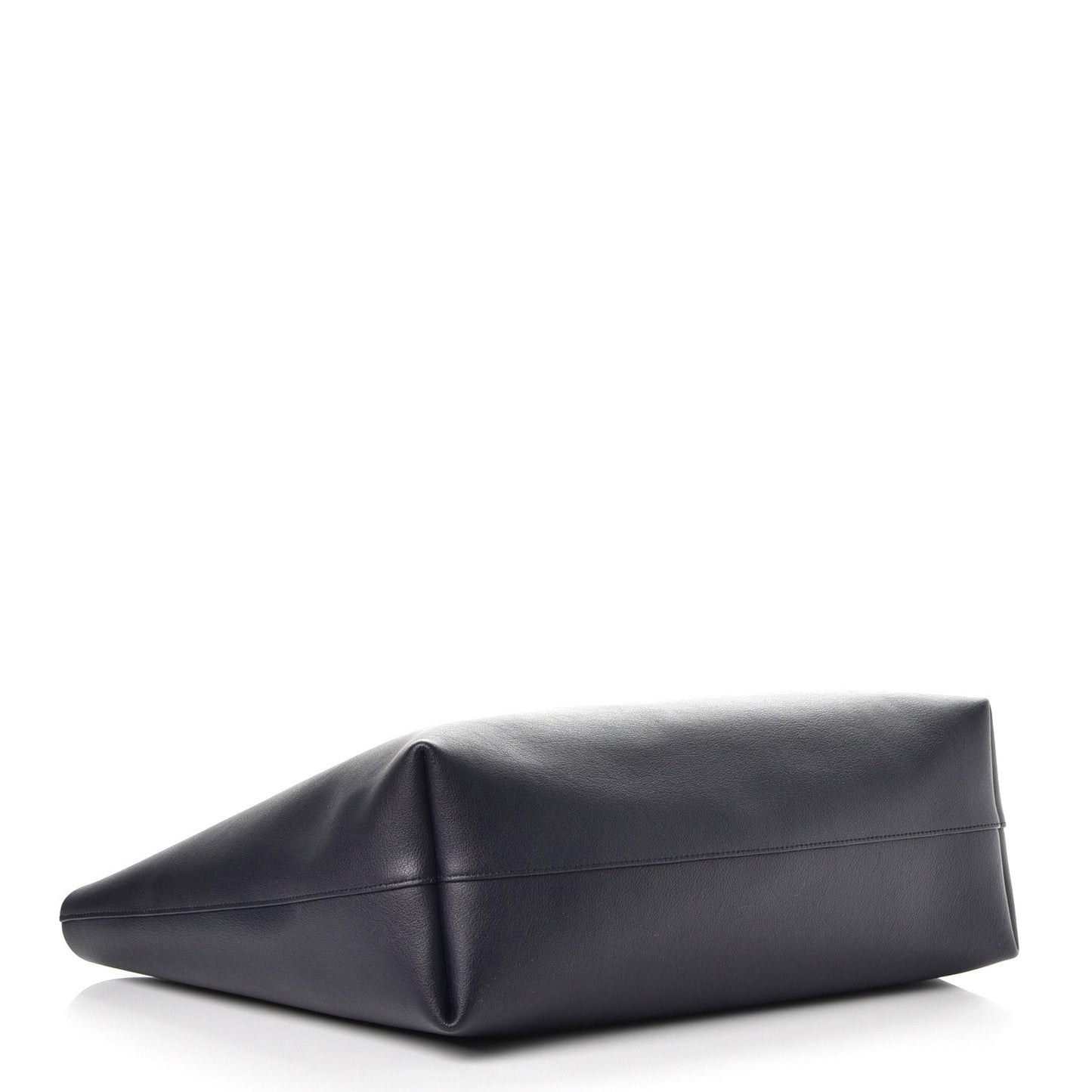 Calfskin Large Shopping Tote Deep Marine