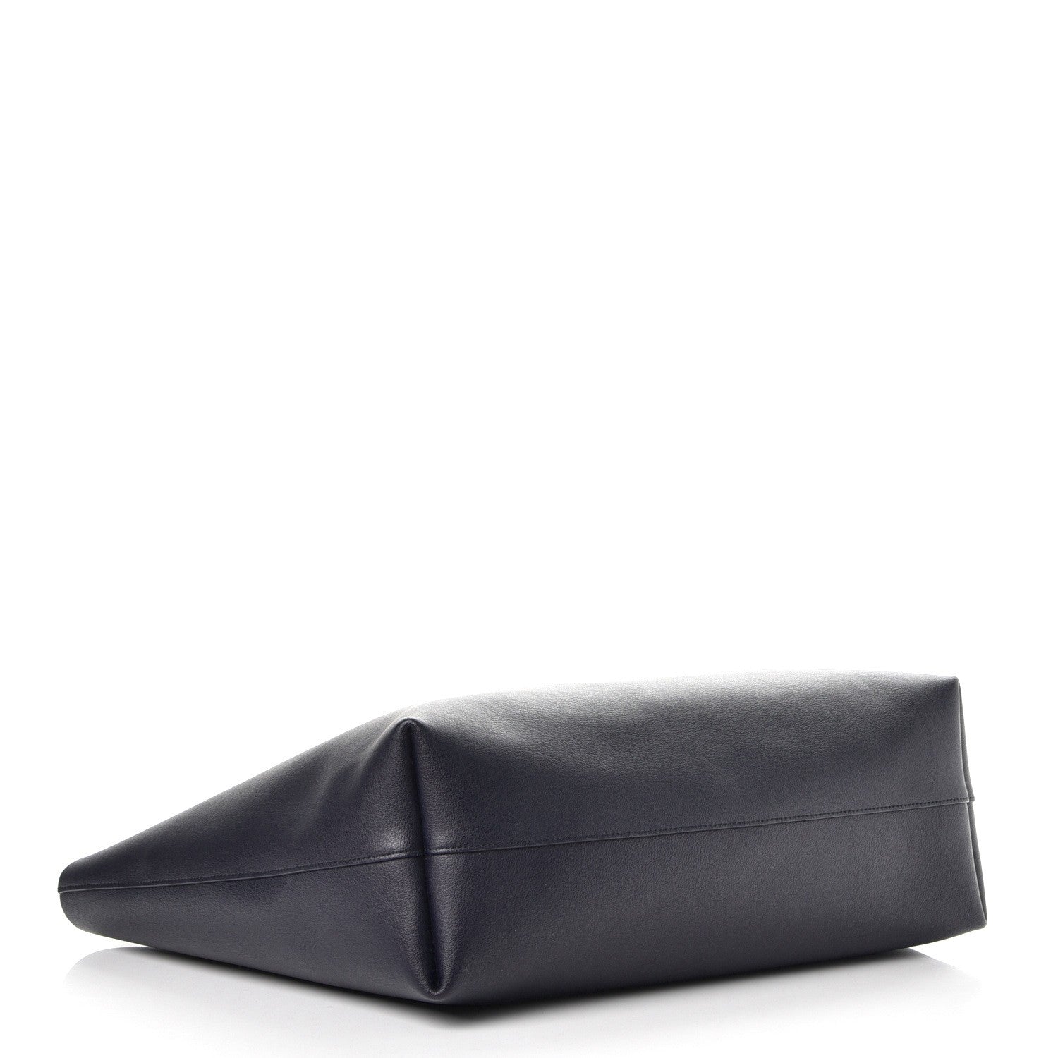 Saint Laurent Calfskin Large Shopping Tote Deep Marine 5 of 9