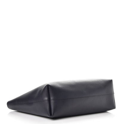 Saint Laurent Calfskin Large Shopping Tote Deep Marine 5 of 9