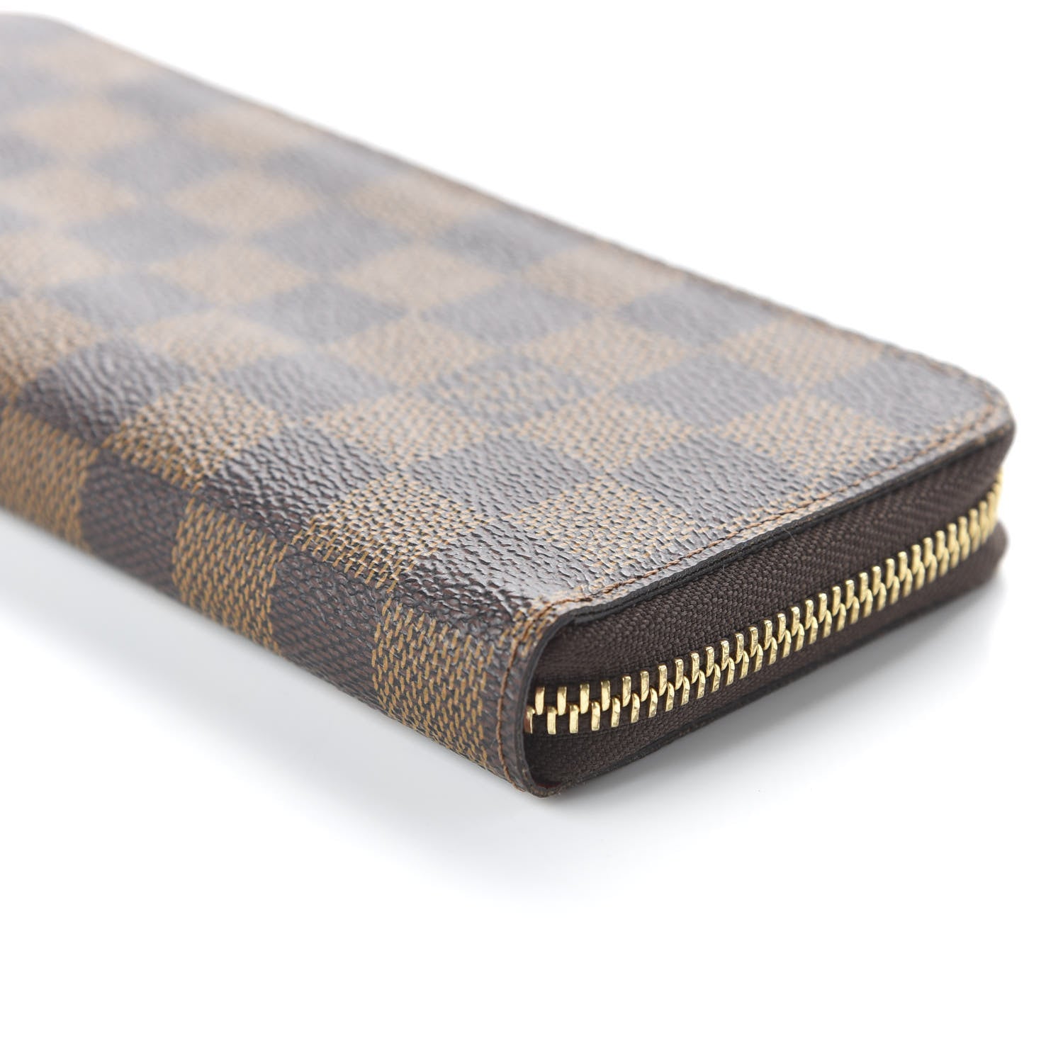 Louis Vuitton Damier Ebene Clemence Wallet Cherry 7 of 11