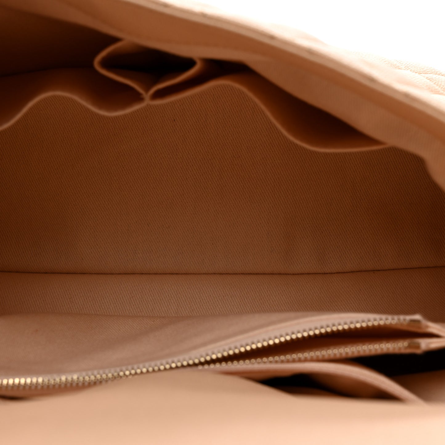 Caviar Quilted Medium Coco Handle Flap Light Beige