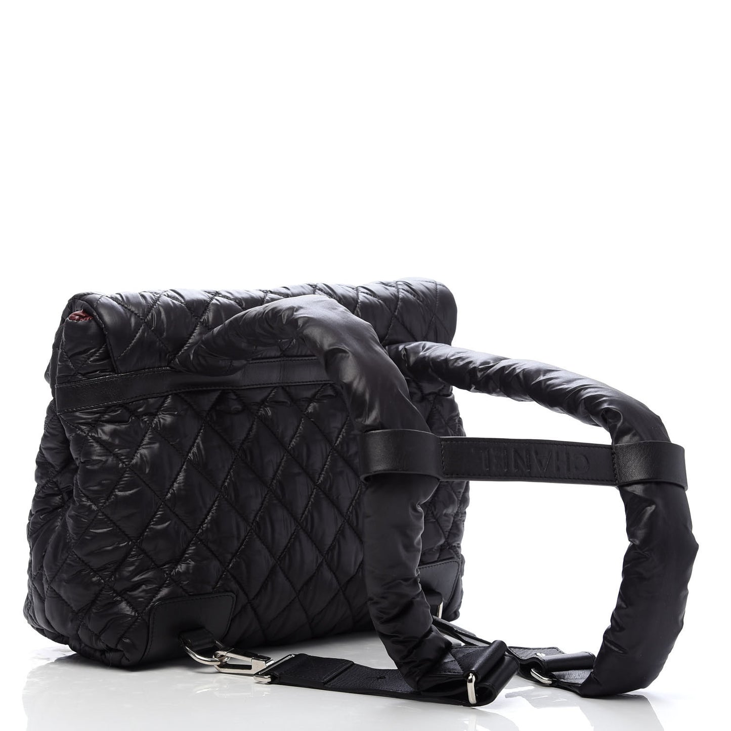Lambskin Quilted Coco Cocoon Backpack Black