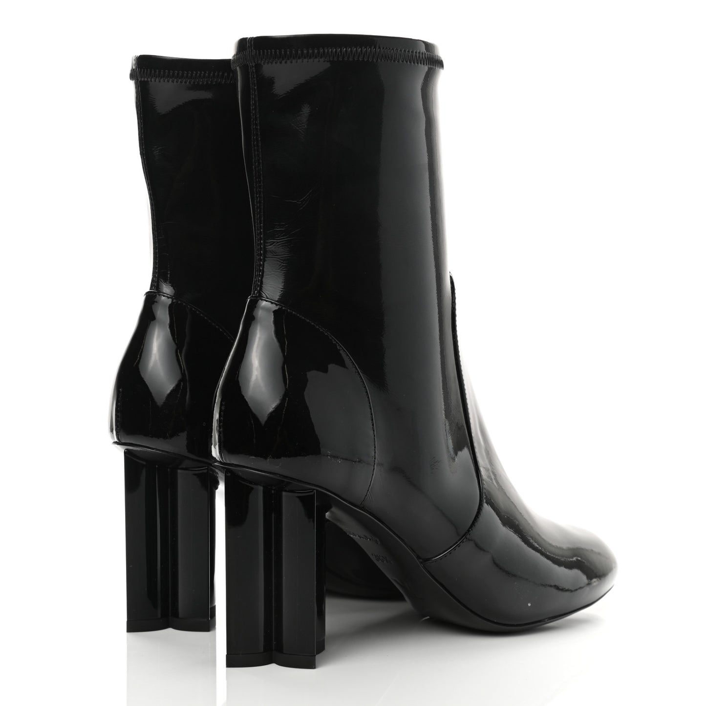 Patent Uniformes Silhouette Ankle Boots 36.5 Black