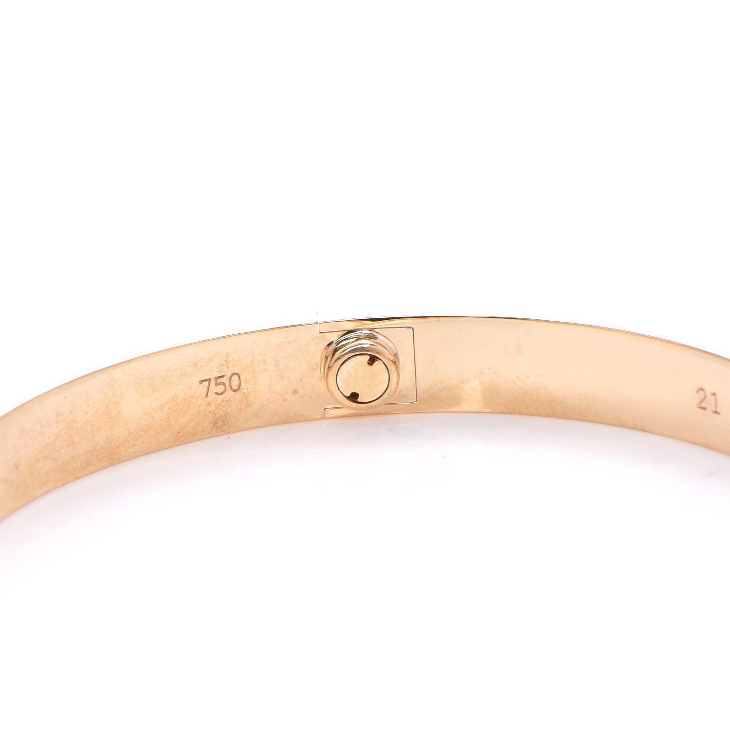 Cartier 18K Yellow Gold LOVE Bracelet 21 8 of 10