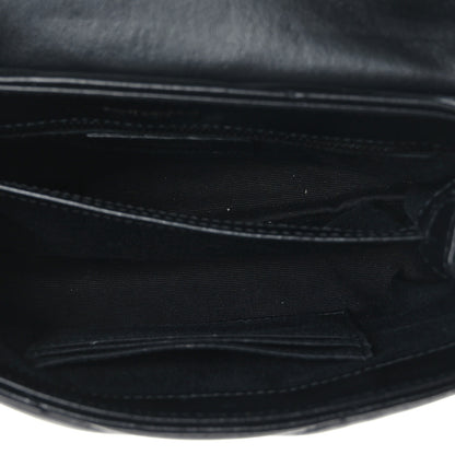 Saint Laurent Calfskin Y Quilted Monogram Toy Loulou Crossbody Bag Black 4 of 8