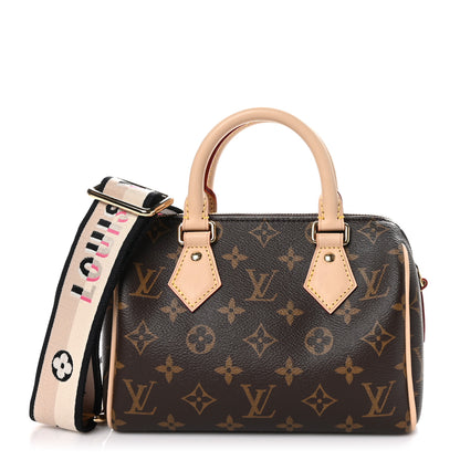 Louis Vuitton Monogram Speedy Bandouliere 20 Black 1 of 9