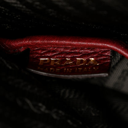 Prada Vitello Daino Shopping Tote Amaranto 6 of 15