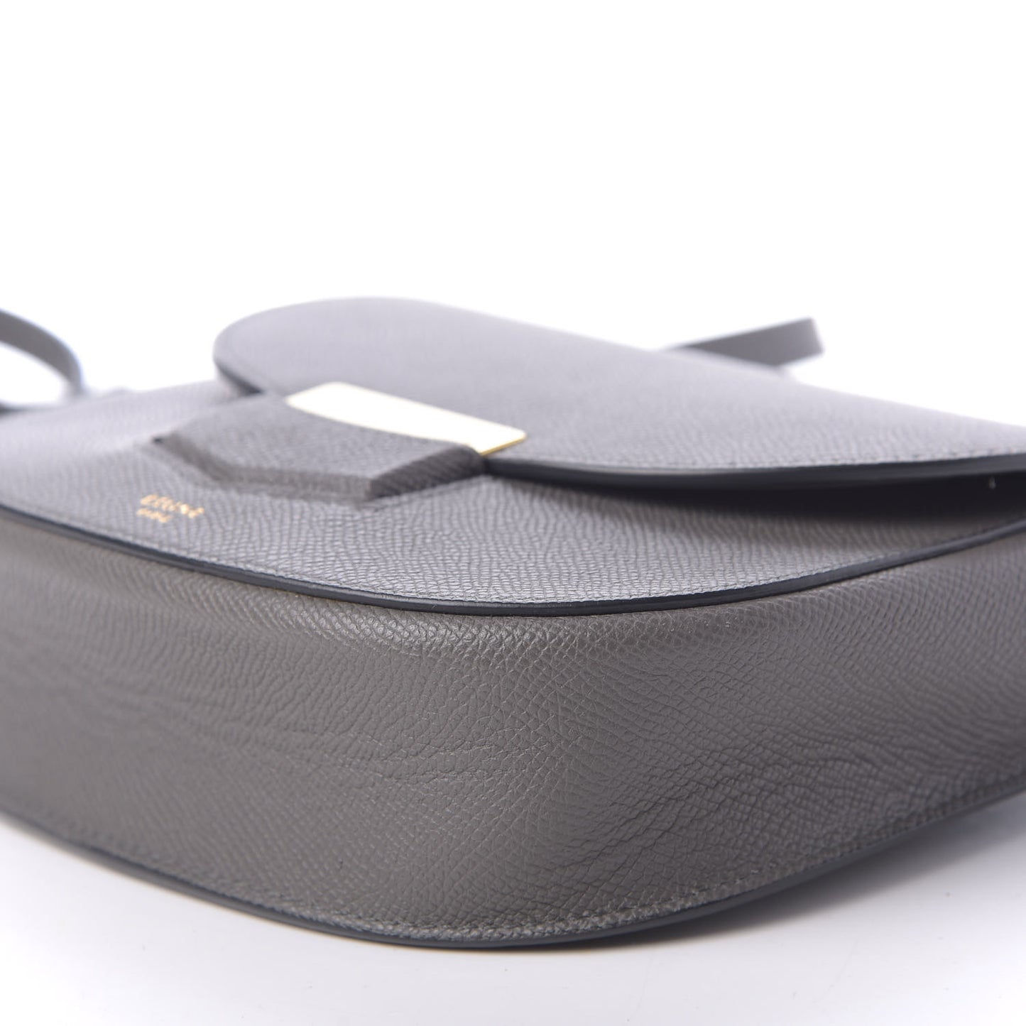Baby Grained Calfskin Small Trotteur Grey