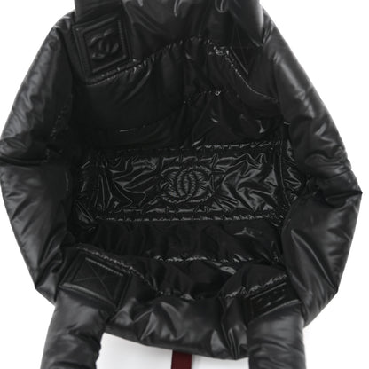 Chanel Lambskin Quilted Large Coco Cocoon Reversible Tote Black 9 of 18