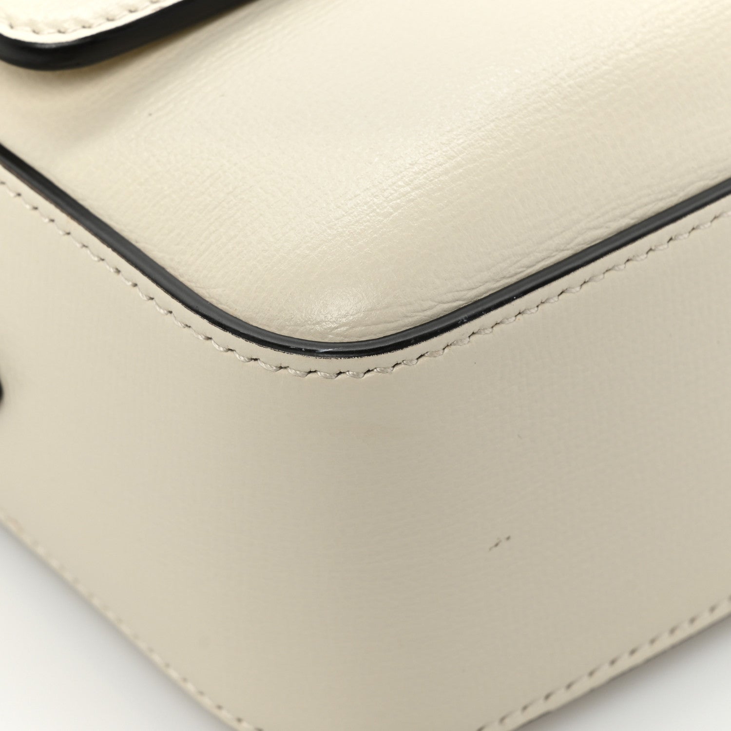 Gucci Azalea Calfskin Small Horsebit 1955 Shoulder Bag Mystic White 11 of 17