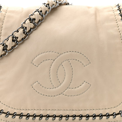 Chanel Smooth Calfskin Luxe Ligne Flap Light Beige 8 of 13