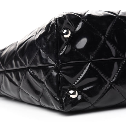 Chanel Vinyl Quilted Large In The Business Tote Black 6 of 10