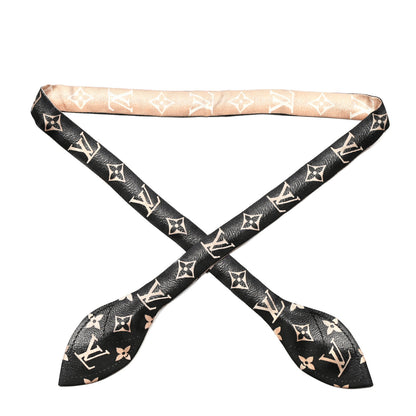 Louis Vuitton Silk Monogram Vuittamins Bandeau 3D Black 1 of 5