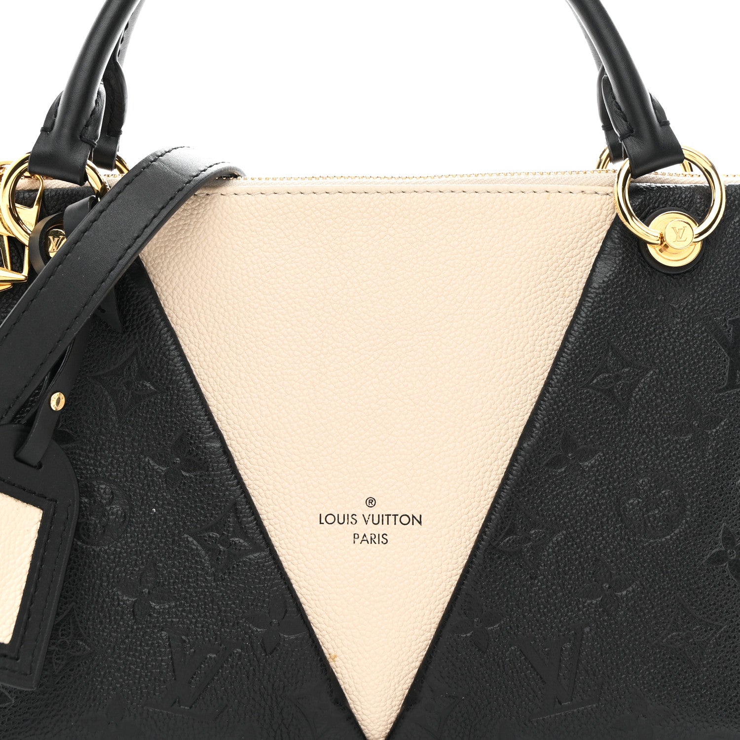 Louis Vuitton Empreinte V Tote BB Black Creme 8 of 12