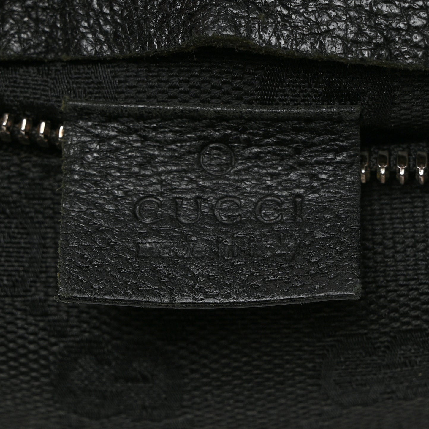 GG Monogram Double Pocket Belt Bag Black