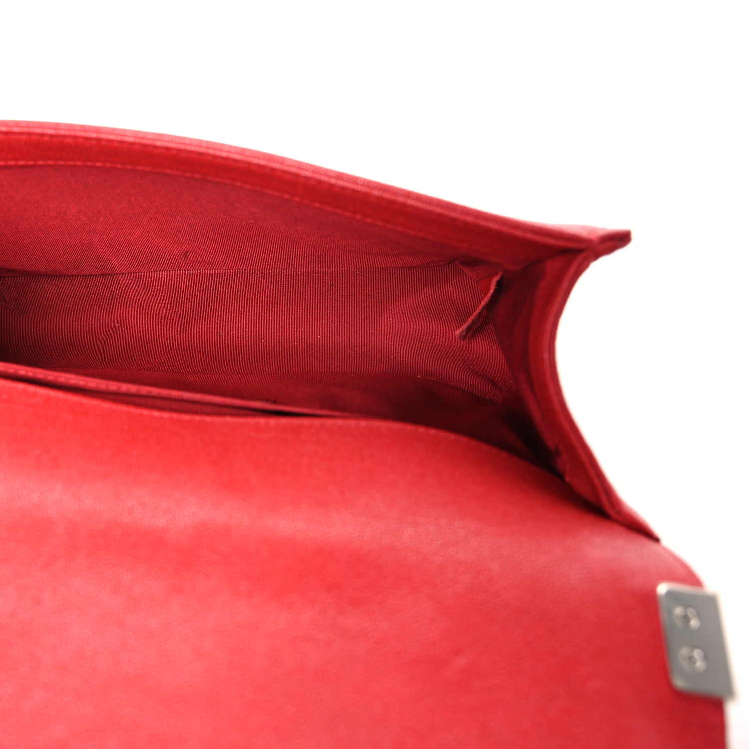 Chanel Caviar Quilted Medium Boy Flap Red 5 of 11