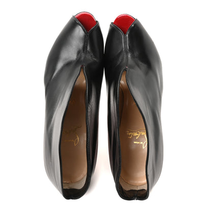 Christian Louboutin Patent Calfskin Chester Fille 120 Ankle Bootie 39 Black 2 of 8