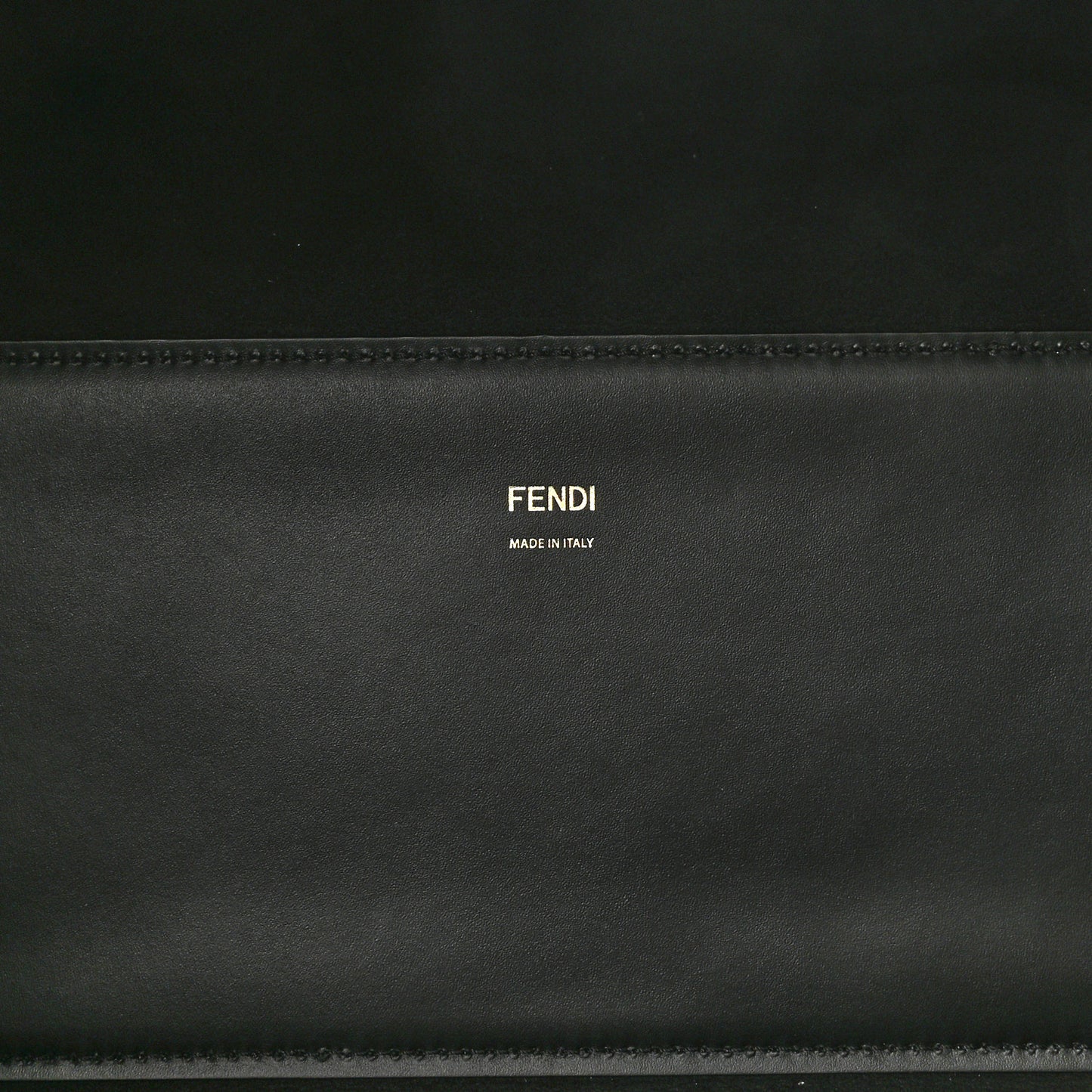Vitello King Plexiglass Medium Fendi Sunshine Shopper Tote Black