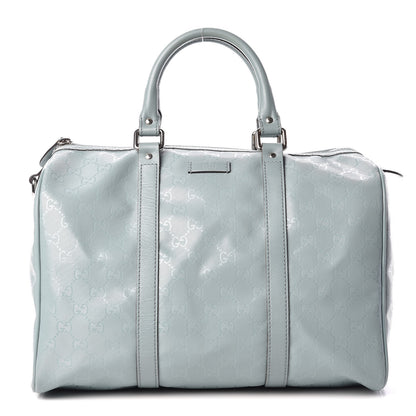 Gucci Imprime Monogram Medium Joy Boston Light Blue 1 of 9