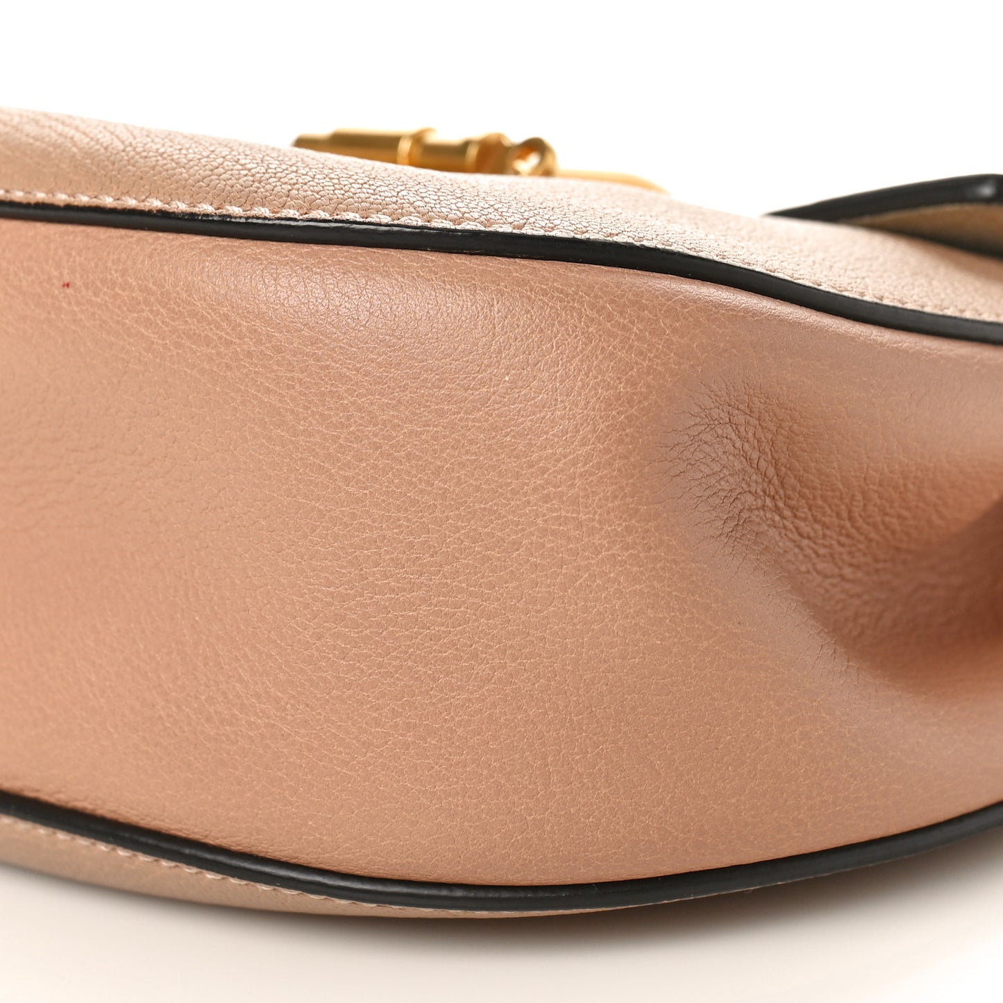 Grained Lambskin Drew Shoulder Bag Biscotti Beige