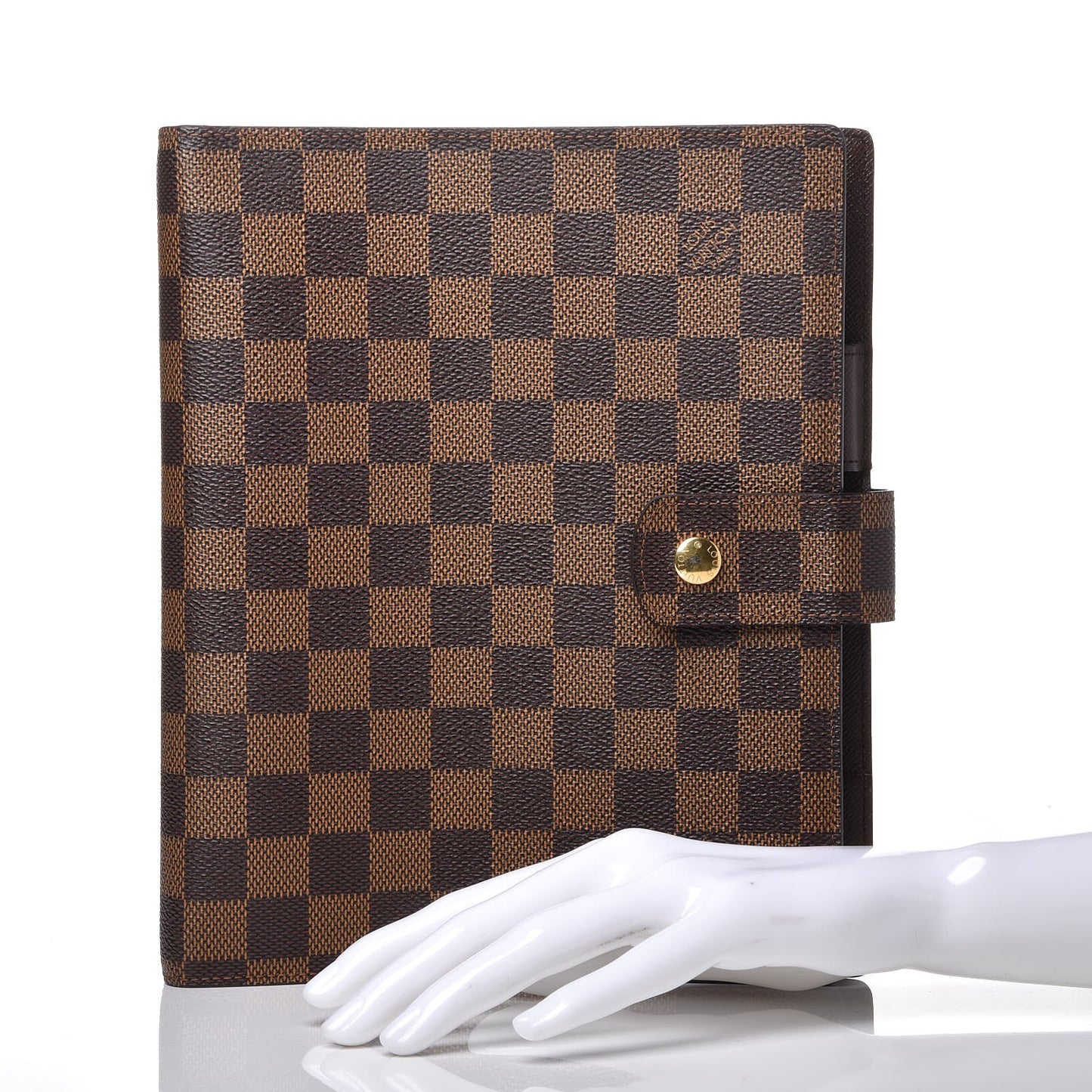 Damier Ebene Large Ring Agenda Cover