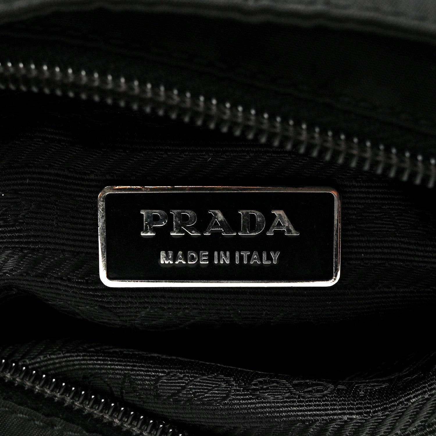 Prada Nylon Vela Flat Messenger Bag Black 6 of 10