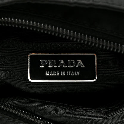 Prada Nylon Vela Flat Messenger Bag Black 6 of 10