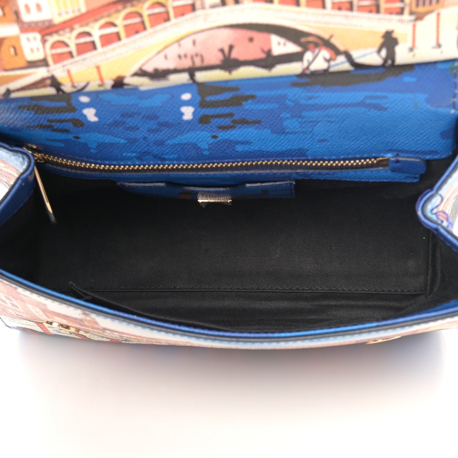 Dolce & Gabbana Dauphine Venezia Printed Medium Miss Sicily Satchel Multicolor 8 of 34