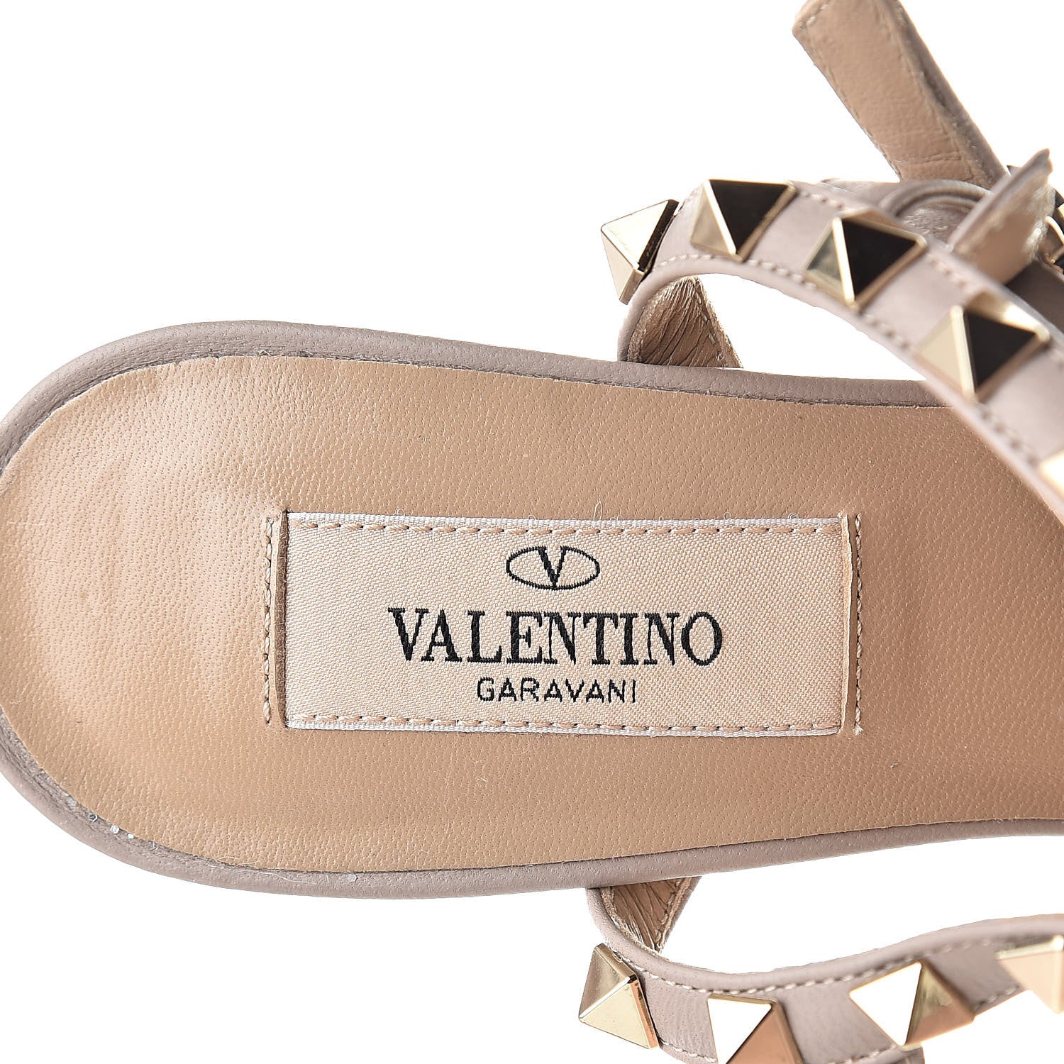 Valentino Garavani Patent Nappa Rockstud Ankle Strap 65mm Pumps 36 Black Poudre 6 of 10