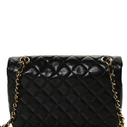 Chanel Lambskin Quilted Small Single Flap Black 12 of 14